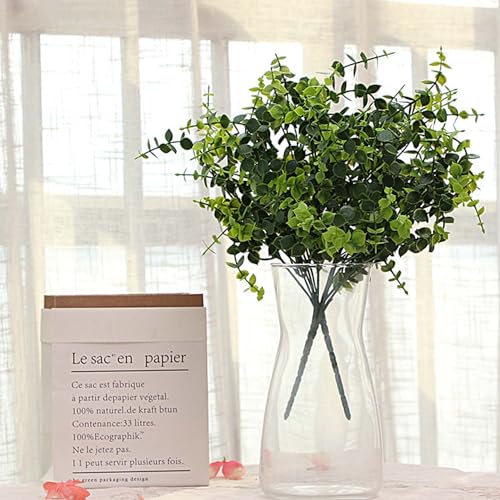 DARENYI Clear Glass Vase for Centerpieces, Home Decor, 8 inch Tall Large Opening Glass Flower Vase for Bouquet, Shelf, Centerpiece, Living Room, Office, Wedding or Gifts - size: 3.34" Dia 8" H