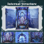 MiniCity Book Nook Kit - DIY Miniature House Dollhouse Kit for Adults and Teens, Booknook Tiny House Gifts for Family Friends (Throne of Aqua) - style: Throne of Aqua
