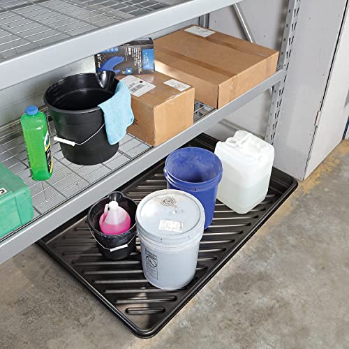 PIG Containment Tray - Rim to Rim Dimensions 52" L x 33.75" W x 5" H - Interior Bottom Dimensions 48" L x 30" W - 29.92 gal. Sump Capacity - PAK920 - size: 52" x 33.75" x 5"