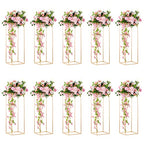 Gold Flower Stand for Table: 31.5” Tall Centerpiece Stand for Wedding Table Reception Floral Center Pieces with Home Decoration Party Event 10 PCS - size: 31.5 INCH-10PCS