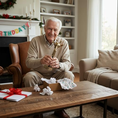 Grandpa Gifts from Grandkids, Exquisite Handmade Giraffe Grandpa Birthday Gifts from Granddaughter Grandson Funny Home Decor, Great Grandfather Grandparents Present for Father's Day - style: TO MY GRANDPA