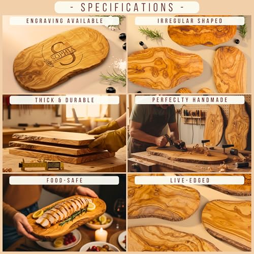 Personalized Grill Cutting Board for Men, Him - Custom Boards for BBQ & Grilling Master, Unique Gift for Dad, Husband, Grillfather, Grandpa, Uncle, Brother, Boyfriend, Papa, Father’s Day Gifts - color: Custom Grill Gifts