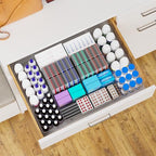 Yieach Large Expandable Desk Drawer Organizer Tray for Office Supplies and Accessories With 12 Adjustable Compartments,Office Drawer Organizers for Pencil,Pen and Kitchen Junk Drawer Organizer,Clear - size: L-12.6 to 21.3x14.5x1.8 In