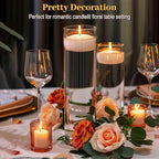 TBWIND 12Pcs Glass Cylinder Vases 12 Inch Tall Clear Flower Vases for Centerpieces Wedding Decoration, Hurricane Floating Candle Holder for Party Table Home Decor - size: 12 Pack 12 Inch