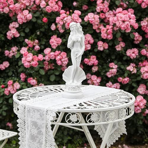 Birth of Venus Sculpture, 7.6 Inches Resin White Greek Roman Goddess Aphrodite Art Figurine Sculpture for Home/Office Decor,Valentine's Day Gift (Birth of Venus Sculpture) - style: Birth of Venus Sculpture