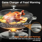 Chafing Dishes for Buffet, 4 Pack 5QT Round Stainless Steel Chafing Dish Set for Home Parties, Christmas Gatherings, Catering Events Complete Buffet Warmer Set (Silver 4) - color: Silver 4