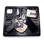 We The People Holsters - American Flag EDC Kydex Dump Tray - Valet Tray for Men - EDC Organizer and Catch-All for Everyday Carry - Keys - Change - Phone (Carbon Fiber) - color: Carbon Fiber
