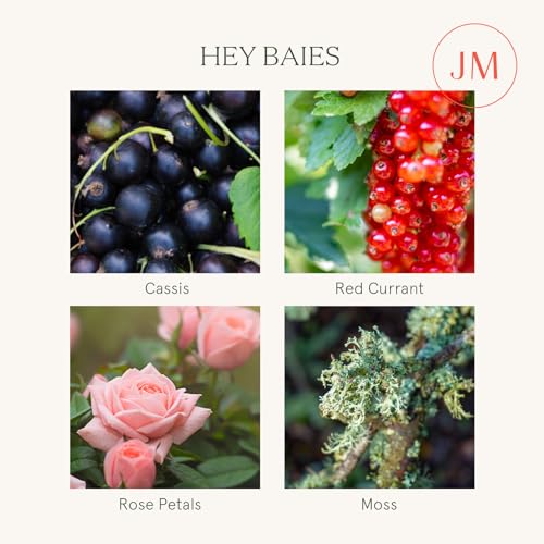 LA JOLIE MUSE Hey Baies Scented Candle, Natural Soy Candles for Home Scented, Candle Gifts for Women&Men, Long Burning Luxury Jar Candle, 11oz - size: Classic Size