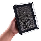 Super Z Outlet 3D Pin Art Board - Metal Fidget Sensory Toy for Stress Relief & Creativity