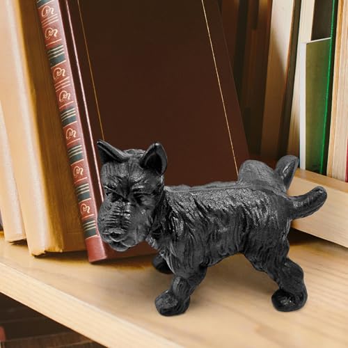 Design Toscano Naughty Peeing Scotty Dog Die-Cast Iron Bookend and Doorstop - style: Naughty Peeing Dog