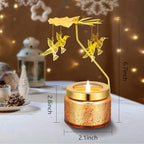 Kunrsug Hummingbird Rotating Scented Candles Gift Set for Birthdays, Christmas, Thanksgiving, or As A Unique Present for Your Mom, Sister, Girlfriend, Colleagues, Friends, or A Dear Friend - style: Hummingbird