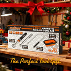 HORUSDY 4 - PIECE Magnetic Pickup Tools Kit | Extendable Telescoping Magnet Pick Up Tool Set 7-30.5” & 5-25” | Bend-It Flexible Magnetic Sweeper | Collapsible Parts Tray for Garage Workshop Yard - style: 4-Piece Magnetic Tray & Stick - Collapsible