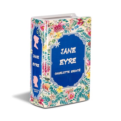 Book-Shaped Vase for Flowers, Ceramic Book Planter Pot, Bookshelf Vase for Flowers, Teacher Appreciation, Cute Bookshelf Decor, Pot Planter Bookends, Art Deco Style Piece, Unique Vases - color: Garden