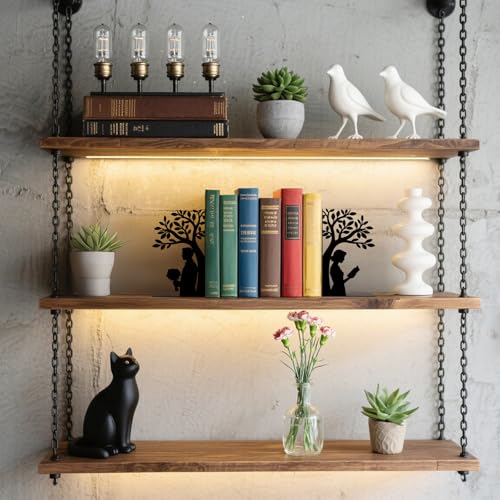Tree of Life Bookends Decorative Metal Bookends Couple Book Ends for Shelves Reading Decor Bookshelf Decor Book Organizer for Desk Bookshelf Home Office Couples and Book Lovers Gift - style: Tree of Life Decorative Bookends