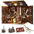 CCCDF DIY Book Nook Kit, Miniature Dollhouse Booknook Kit, 3D Wooden Puzzle Bookend Bookshelf Insert Decor with LED Light for Teens and Adults (Beyond Library Max) - style: Beyond Library Max