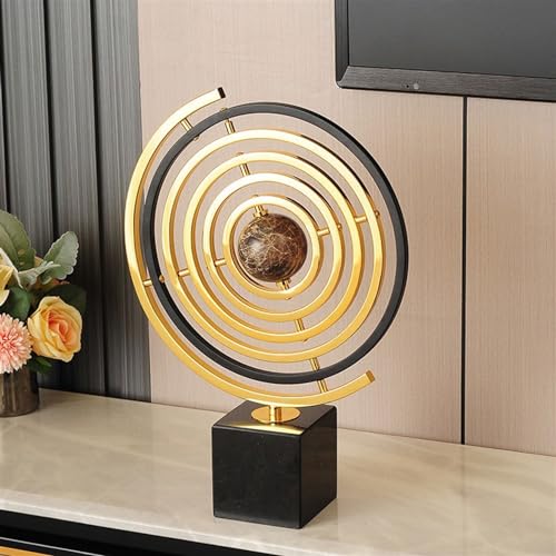 Statue Decorations Modern Luxury Globe Ornament Office Desktop Home Living Room TV Cabinet Decorations Home Decor Object