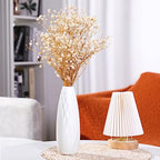 10 Pack Composite Plastic Flower Vases Bulk White Small Tall Conic Floral Vases for Centerpieces Unbreakable Bud Vase for Wedding Party Living Room Decor (Elegant) - style: Elegant