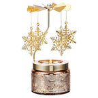 Snowflake Gifts for Women, Birthday Gifts for Mom Daughter Sister Wife, Unique Gift for Friend Women, Rotatable Scented Candles Gift for Christmas Anniversary (Snowflake) - size: Snowflake