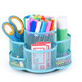 Topwey Pen Holder for Desk, Rotating Pencil Holder, Cup Holder for Desk Office, Pen Organizer (Sky Blue) - color: Sky Blue