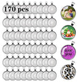 170Pcs Pendant Trays Kit, Round Cabochon and Tray, Alloy Tray Charms Bulk, Bezel Pendant Trays for Homemade Jewelry, Necklaces, DIY Crafts, Resin Art, Paint Pour Skins and Costume Jewelry - size: 170 PCS
