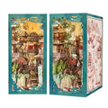 Fsolis Book Nook Kit, DIY Miniature House Kit 3D Wooden Puzzles Craft Kit for Adults Bookshelf Nook Decor Decorative Bookend for Women Teenagers and Book Lovers (Su Dongpo) - style: Su Dongpo