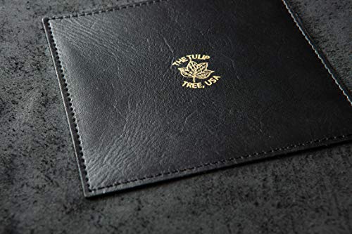 USA Handmade Premium Leather Valet Tray, Folds Flat! Dice Rolling Basket and Organizer with Brass Snaps - for Keys, Jewelry, Coin, EDC, Watch Storage Caddy - Black Medium - color: Black, size: 5" x 5" x 2"