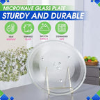 Microwave Plate Replacement for 13.5” W10451786 Whirlpool Microwave Glass Plate - Rotating Oven Microwave Turntable Plate - Spinning Dish Tray Turntables For Better Reheating and Cooking - size: 13.5"