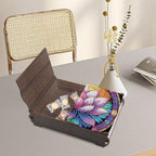 Tontut Diamond Painting Kit Storage Box, Beautiful Lotus DIY Multifunctional Handicraft Storage Box, Suitable for Home Office Holiday Gifts - color: Flower