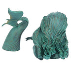 Design Toscano Meara the Mermaid Swimmer Indoor/Outdoor Garden Statue for Patio, Pool or Lawn, 16 Inches Wide, 7 Inches Deep, 7 Inches High, Handcast Polyresin, Green Verdigris Finish