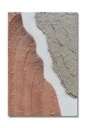 Hand Painted Abstract Thick Texture Art Oil Painting Minimalism Wall Art Oil Painting Texture Wall Art on Canvas 36x24 Inch - color: Yi002
