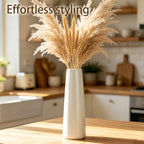 12 Inch White Vase Ceramic Flower Vase, Tall Vases for Pampas Grass, Home Decor, Modern Textured Vases for Living Room Decorations,Table Centerpieces,Shelf,Farmhouse Small Ceramic Vase - style: Shape 12