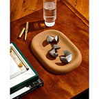 Craighill Little Cloud Tray - Molded Cork Valet Tray & Catchall for Keys, Coins & Desk Essentials | Decorative Tray for Entryway, Nightstand & Dresser