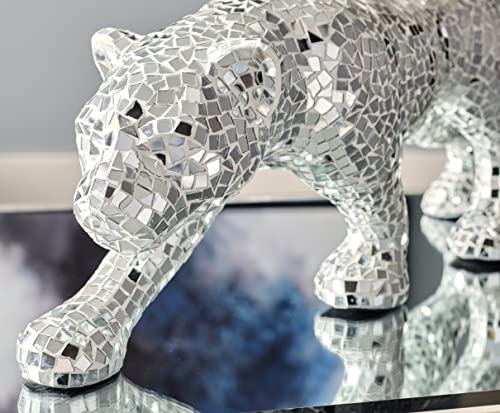 Signature Design by Ashley Drice Mixed Media Lion Sculpture, Silver