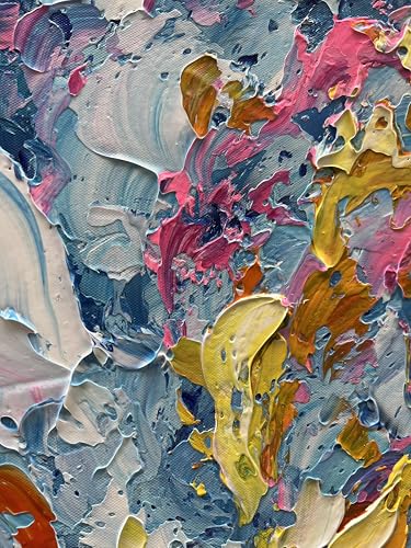 Art Hand-Painted Sea Sunrise Landscape Painting Modern Abstract Oil Painting Large Canvas Art Living Room Bedroom Corridor Wall Decoration Painting 48x24 inches - color: Yi066