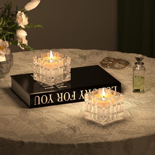 6pcs Votive Candle Holder, Glass Votive Cande Holders Bulk, Tealight Cande Holder for Home Decor, Wedding,Christmas,Thanksgiving - size: 6 Pcs
