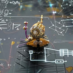 3D Steampunk Mechanical Snail Model Kit – DIY Metal Brass Puzzle for Adults, Retro Collectible Robot Sculpture Craft Gift (Snail-O) - style: Snail-O