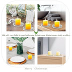 kanpura Crystal Glass Candle Holder Plates Set of 2 3.7 Inch Round Clear Glass Pillar Candle Holder Snowflake Votive Candle Holder Set for Christmas Winter Party Birthday Holiday - color: Snowflake,1