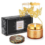 Kunrsug Butterfly Rotating Scented Candles Gift Set for Birthdays, Christmas, Thanksgiving, or As A Unique Present for Your Mom, Sister, Girlfriend, Colleagues, Friends, or A Dear Friend - style: Butterfly