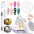 MIZHSE 3D Gel Nail Art Sculpting Gel, Solid Builder Gels for Nails 60g Large Capacity 3D Sculpting Non-Sticky Carving U V/LED Extension Hard Gels with 3D Mold for Nail Art Salon Home DIY - color: 0-0-Translucent Colors