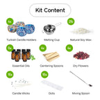 Candle Making Kit with Turkish Mosaic Holder – DIY Glass Candle Holder Craft Kit with Colorful Mosaic Tiles & All Natural Soy Wax – Handmade Arts & Crafts Complete Gift for Adults & Beginners (4)