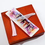 Colorful Art Flower Bookshelf Bookmark - Romantic Artsy Vibe Bookmarks, Perfect Reading Gift for Book Lovers, Bookworms and Friends (2pcs/Set B) - style: 2pcs/set B