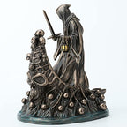 Veronese Design 7 7/8 Inch Tall Dark Messenger and The Ferry of The Damned Resin Sculpture Bronze Finish Grim Reaper Statue