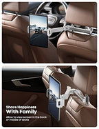 Lamicall Car Headrest Tablet Holder - [Extension Arm] Upgrade Adjustable Tablet Car Mount for Back Seat, Road Trip Essentials for Kids, for 4.7-11" Device like iPad Pro, Air, Mini, Galaxy, Fire, White - color: White