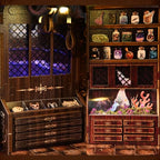 TOYQI Book Nook Kit, DIY Miniature Dollhouse Kit for Adults and Teens, Booknook Tiny House Kit Bookshelf Decoration 3D Wooden Puzzle Bookend - Magical Creatures Beasts - style: Chamber of Exotic Beasts