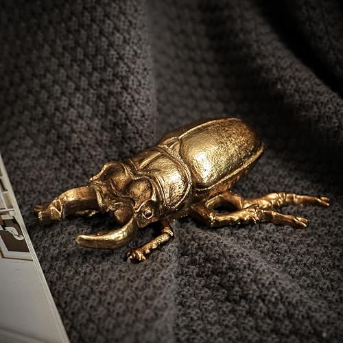 Gold Insect Wall Decor - Unique Bug and Beetle Design Gold Resin, Perfect for Victorian and Modern Home Decor