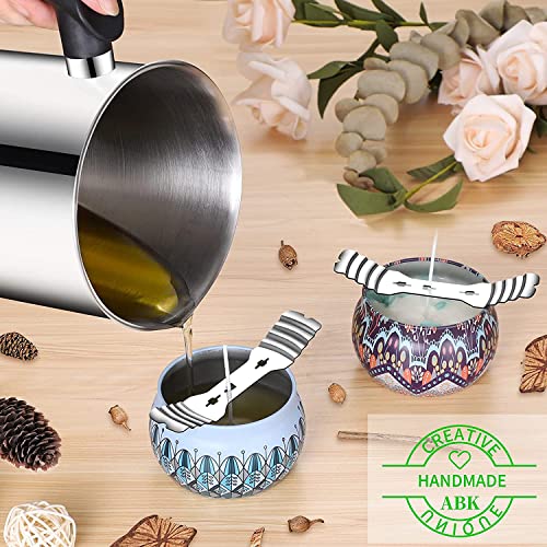 20 pcs Metal Candle Wick Holders, Upgraded Candle Wick Centering Devices, Silver Stainless Steel Candle Wick Holder for Candle Making - size: 20 PCS-upgraded