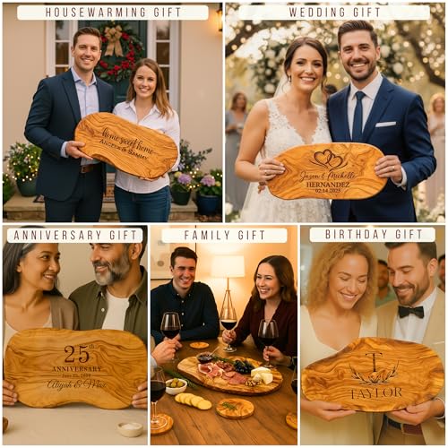 Personalized Grill Cutting Board for Men, Him - Custom Boards for BBQ & Grilling Master, Unique Gift for Dad, Husband, Grillfather, Grandpa, Uncle, Brother, Boyfriend, Papa, Father’s Day Gifts - color: Custom Grill Gifts