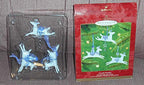 Hallmark Graceful Reindeer Ceramic Sculpture - White, Blue - Nature And Outdoors - Classic, Traditional