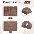 Wood Valet Tray for Men Women, Walnut Nightstand Organizer with Charging Station, Desk Drawer Organizer Tray Office Supplies, Desk Trays for Phone Watch Wallet Key Jewelry Catchall Trays - style: Pen tray and desk tray