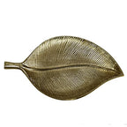 BBH Home's Handmade Gold Novelty Shaped Aluminium Tray 10.82 x 6.10 x 0.78 AMBBVK037AB2020 - color: Gold